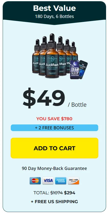 Audifort Buy 6 Bottles